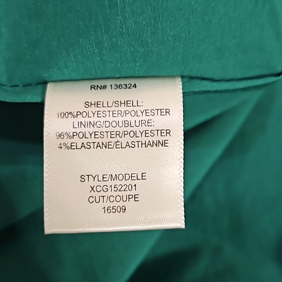 Halston Heritage Crew Neck Mini Jade DDress Size 4 - Picture 6 of 7